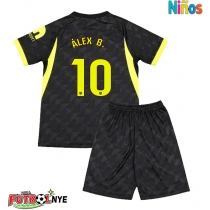 Camiseta Atletico Madrid Alex Baena #10 Visitante Equipación para niños 2026-27 manga corta (+ pantalones cortos)